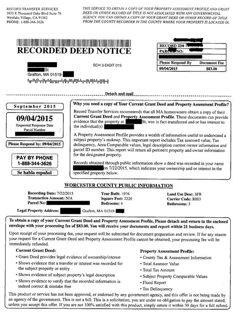 Get a copy of a deed or other recorded document .